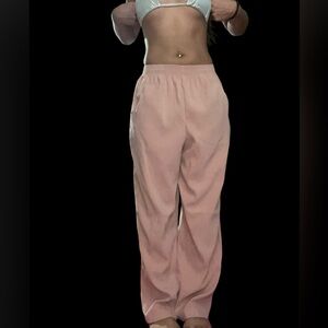 Pink lounge pants